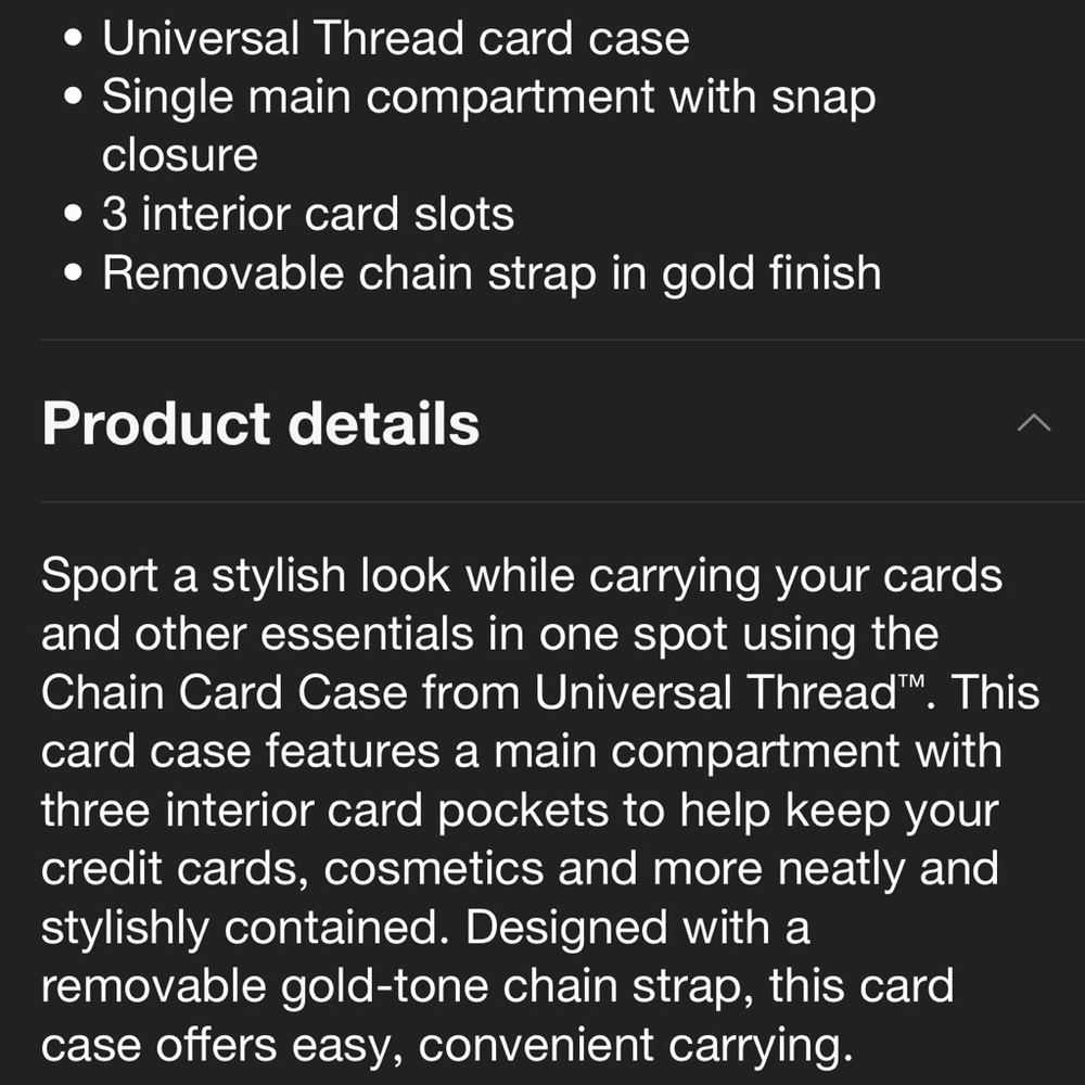 Universal Thread Yellow Mini Bag with Chain Strap - Picture 7 of 11